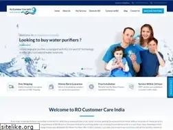 Sites similar to rocustomercareindia.com