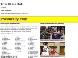 Sites similar to rocvarsity.com