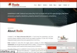 Sites similar to rode.co.za