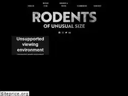 Sites similar to rodentsofunusualsize.tv