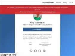 Sites similar to rodhowarth.com
