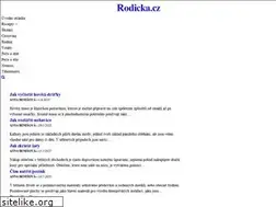 Sites similar to rodicka.cz
