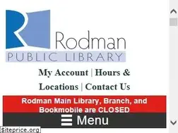 Sites similar to rodmanlibrary.com