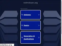 Sites similar to rodmckuen.org