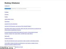 Sites similar to rodneyohebsion.com