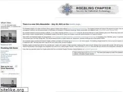 Sites similar to roeblingsia.org