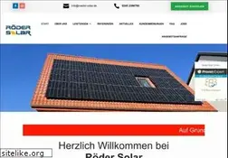 Sites similar to roeder-solar.de