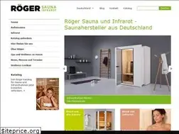 Sites similar to roeger-sauna.de