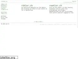 Sites similar to roehler.ch