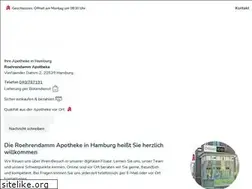 Sites similar to roehrendamm-apotheke.de