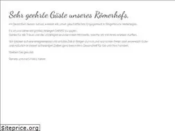 Sites similar to roemerhof-bingen.de