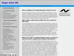 Sites similar to rogerkohnmd.com