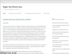 Sites similar to rogerthephoneguy.com