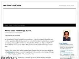 Sites similar to rohanchandran.wordpress.com