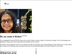 Sites similar to rohanfaiyaz.com