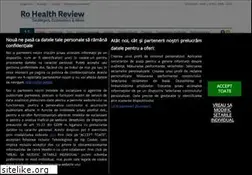 Sites similar to rohealthreview.ro