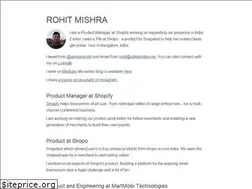 Sites similar to rohitmishra.me