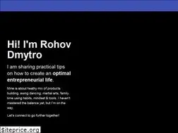 Sites similar to rohovdmytro.com