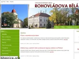 Sites similar to rohovladovabela.cz