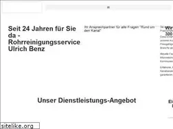 Sites similar to rohrreinigung-benz.de