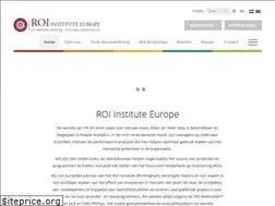 Sites similar to roiinstitute-europe.com