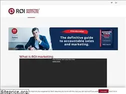 Sites similar to roimarketinginstitute.com