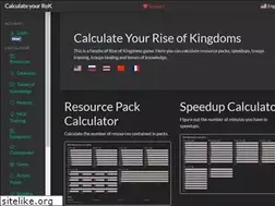 Sites similar to rok-calculator.com