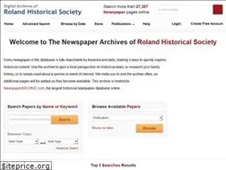 Sites similar to rolandhistory.newspaperarchive.com