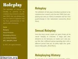 Sites similar to roleplay.com