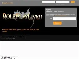Sites similar to roleplaylives.net
