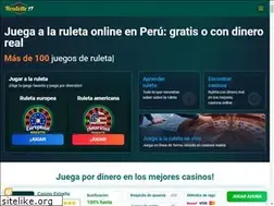Sites similar to roleta77peru.com