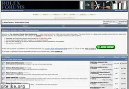 Sites similar to rolexforums.com