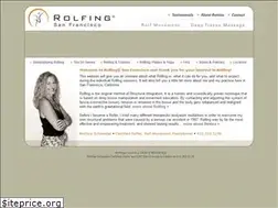 Sites similar to rolfingsf.com