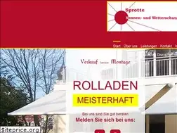 Sites similar to rolladen-sprotte.de