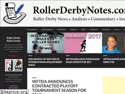 Sites similar to rollerderbynotes.com