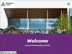 Sites similar to rollestoncollege.nz