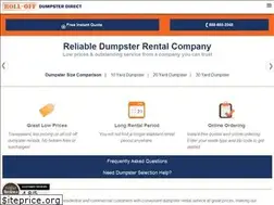Sites similar to rolloffdumpsterdirect.com