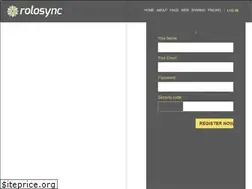 Sites similar to rolosync.com