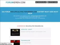 Sites similar to rom-apocalypse.forumieren.com