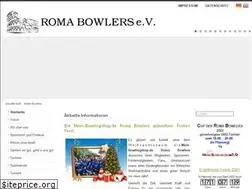 Sites similar to romabowlers.de