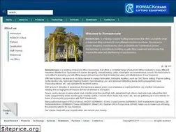 Sites similar to romackcrane.com