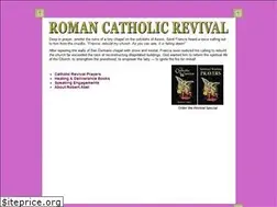 Sites similar to romancatholicrevival.com