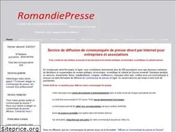 Sites similar to romandiepresse.ch