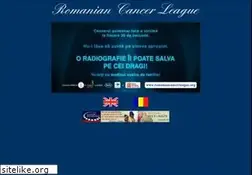 Sites similar to romaniancancerleague.org