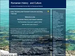 Sites similar to romanianhistoryandculture.com