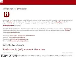 Sites similar to romanistik.de