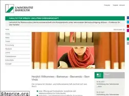 Sites similar to romanistik1.uni-bayreuth.de