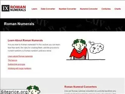 Sites similar to romannumerals.co