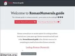 Sites similar to romannumerals.guide