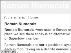 Sites similar to romannums.com